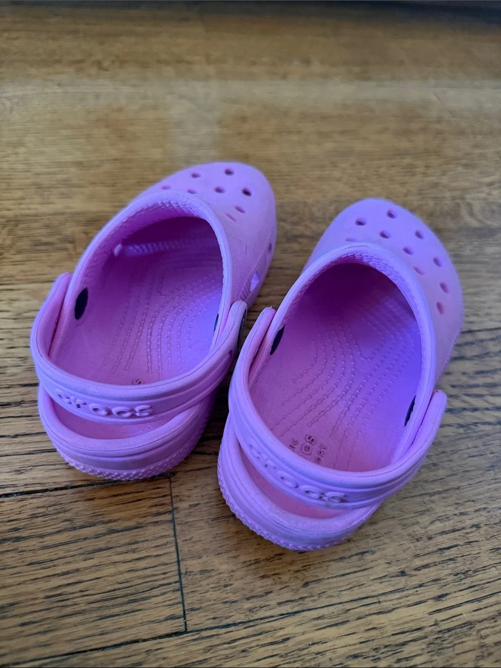 Kids Pink Crocs - Lightweight Slip-On Shoes